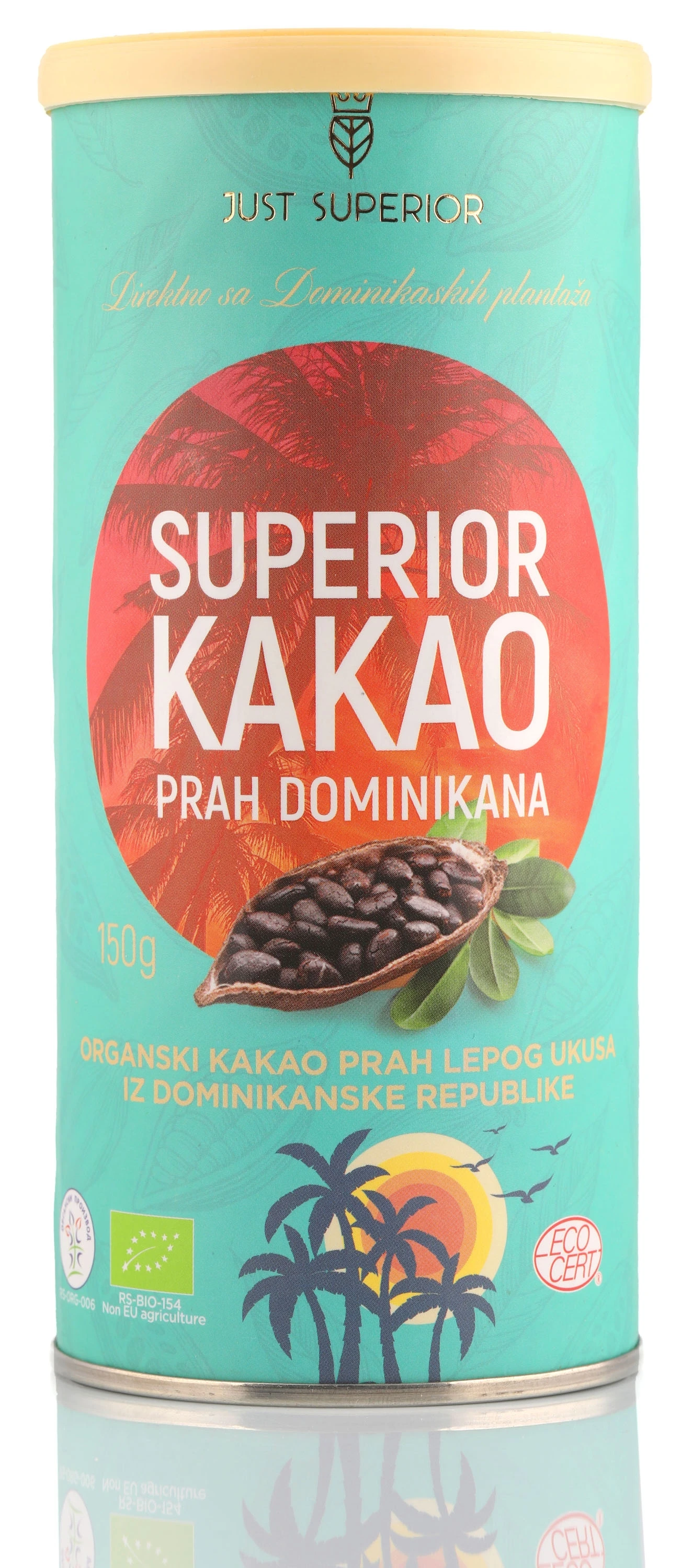 Kakao prah Dominikana (organski proizvod) 150 g Just Superior